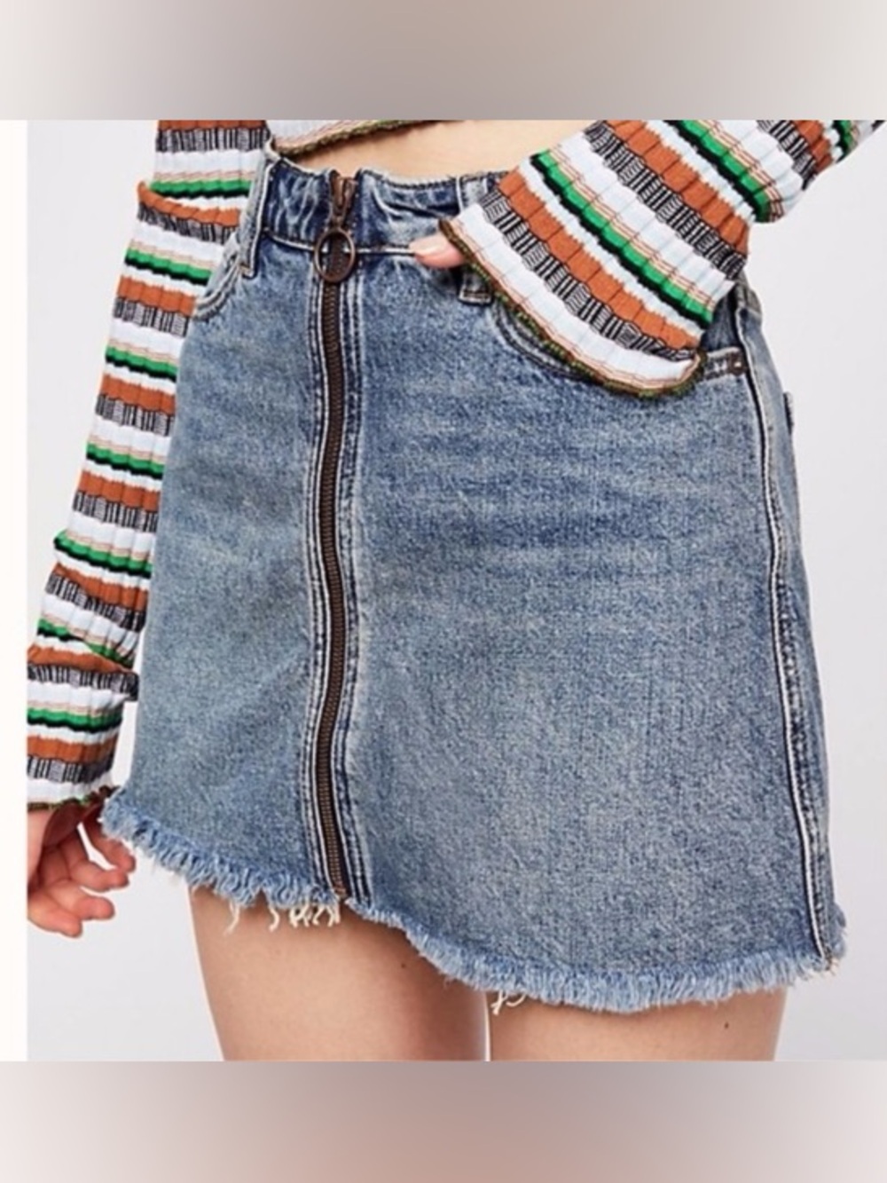 We The Free Denim Mini Skirt (29)